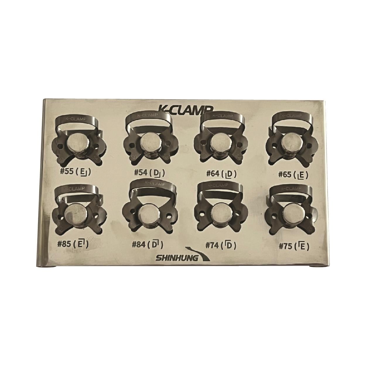 ASİDENTK-CLAMPPEDOKIT1SHINHUNG K-CLAMP PEDO ÇOCUK KIT 8 ADET (#55-#54-#64-#65-#85-#84-#74-#75)