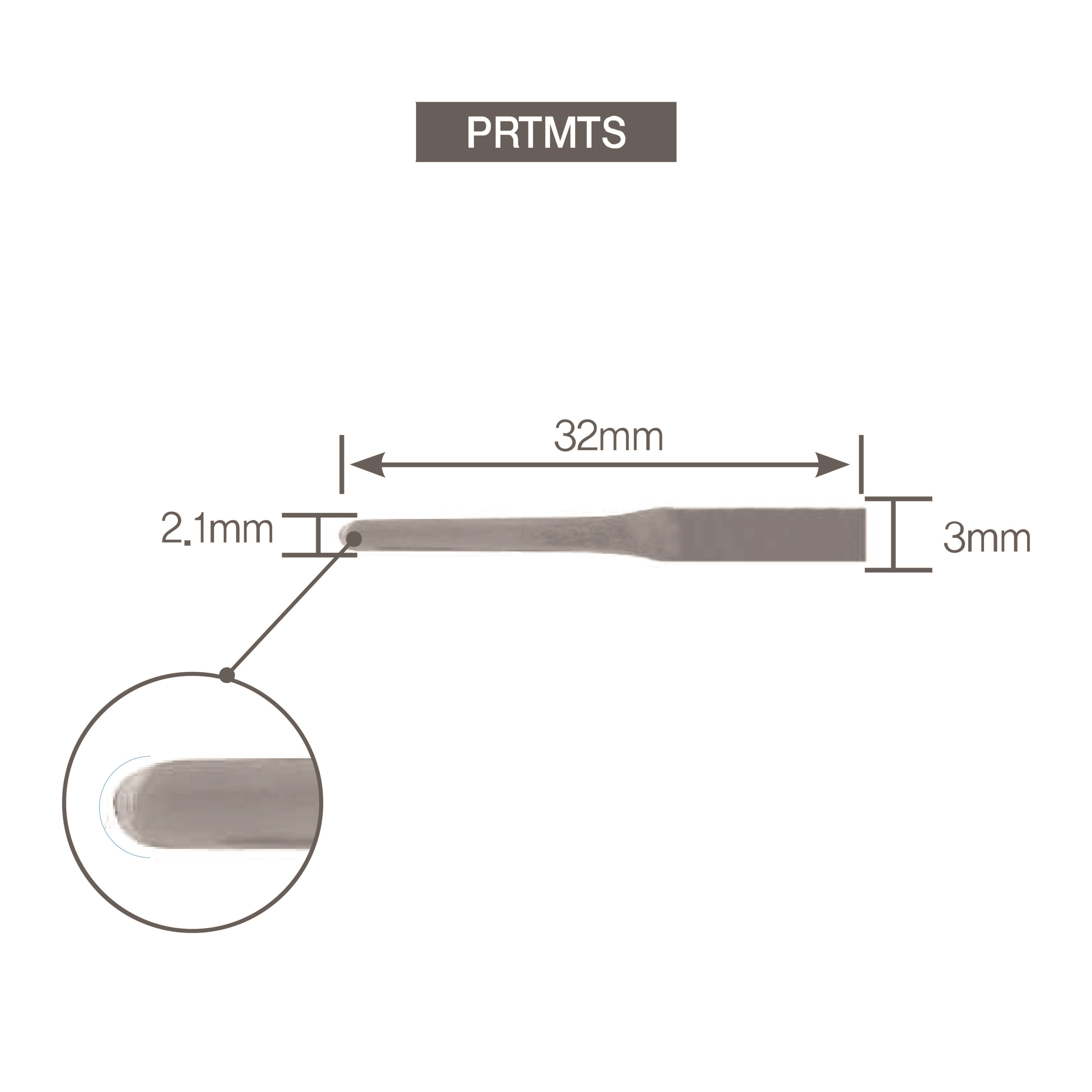 ASİDENTOSUNGPRTMTSPRTMTS NİKEL-TİTANIUM Periotome 2,1 MM*32 MM*3 MM