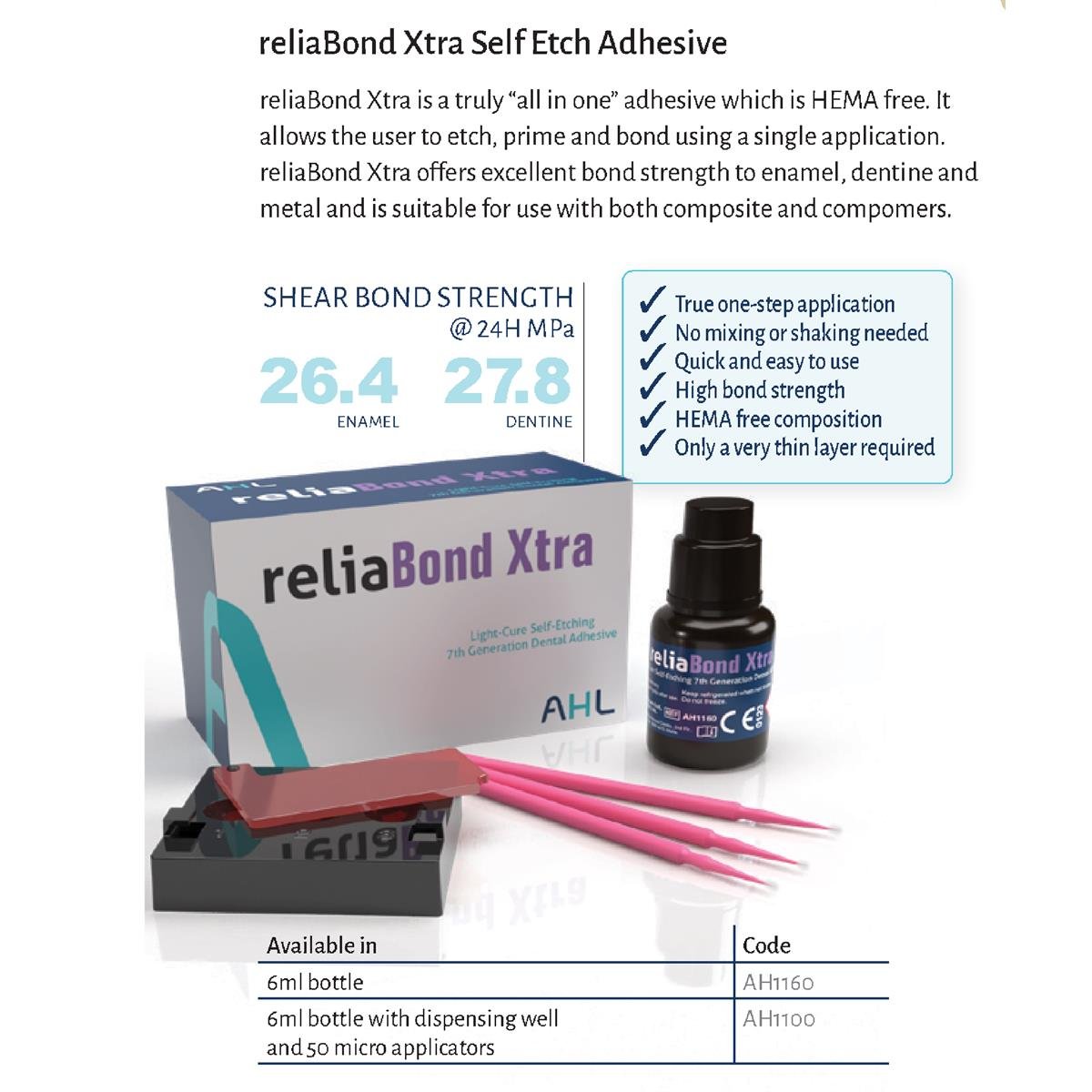 ReliaBond Xtra SELF ETCH BONDİNG 7.JENERASYON 6 ML