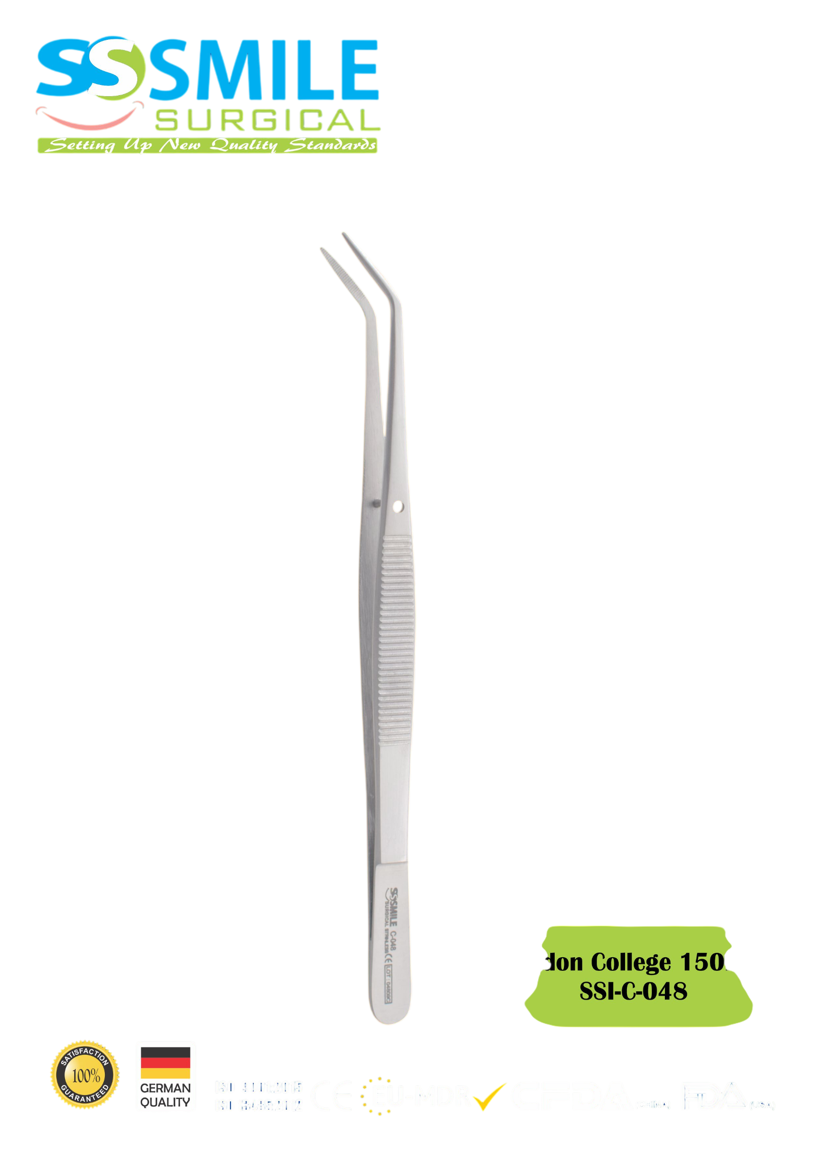 ASİDENTSMILE SURGICALSSI-C-048SMILE SURGICAL SSI-C-048 LONDON COLLEGE (PRESEL) 150MM
