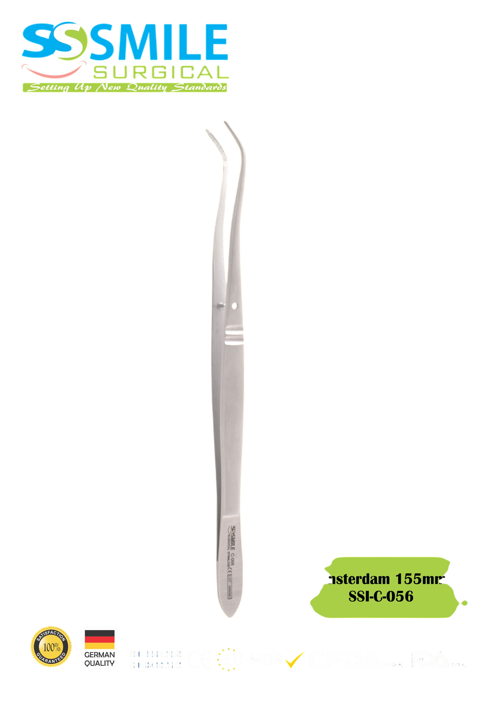 ASİDENTSMILE SURGICALSSI-C-056SMILE SURGICAL SSI-C-056 AMSTERDAM (PRESEL) 155MM