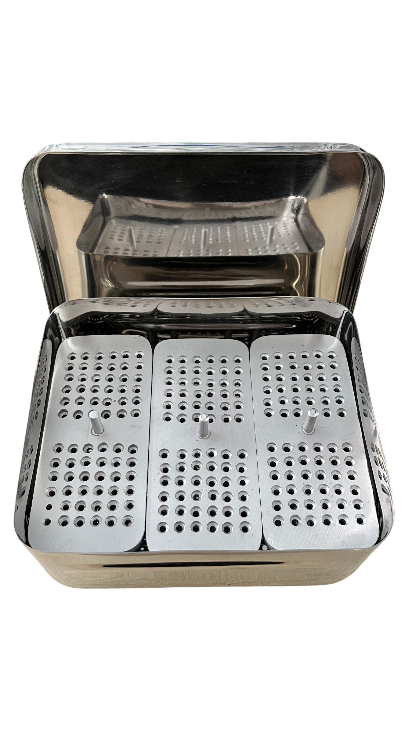 ASİDENTSMILE SURGICALSSI-H-212SMILE SURGICAL SSI-H-212 MİDİ ENDOBOX 125 X 105 X 54 MM(216 DELİKLİ)