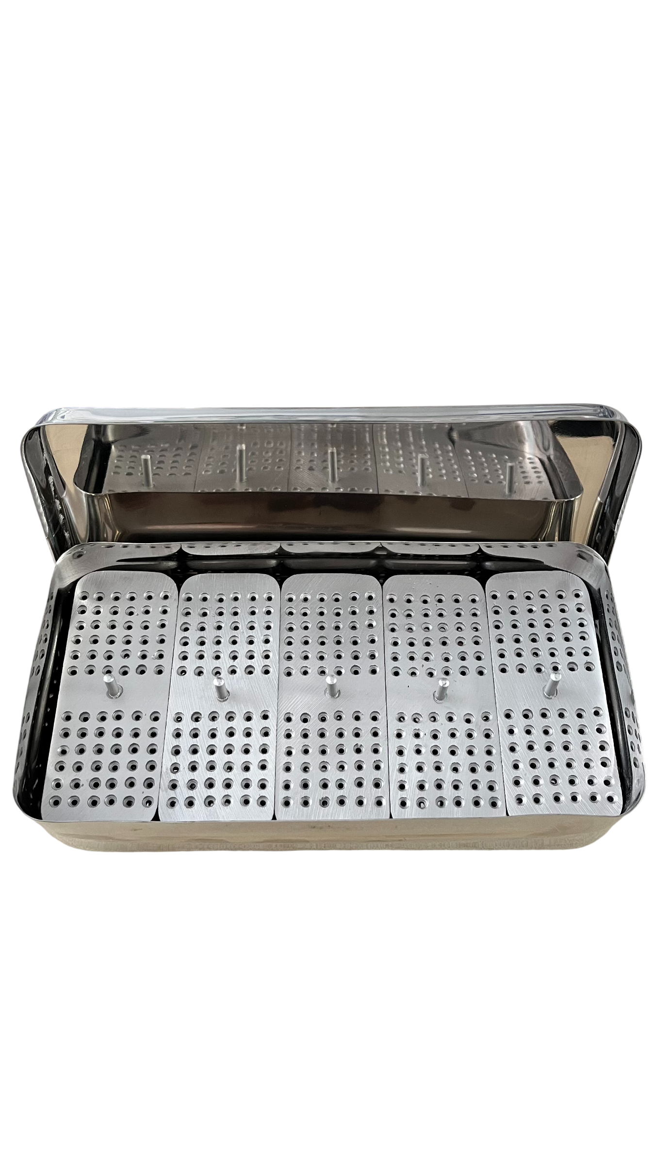 ASİDENTSMILE SURGICALSSI-H-213SMILE SURGICAL SSI-H-213 MAXİ ENDOBOX 204 X 105 X 54 MM (360 DELİKLİ)