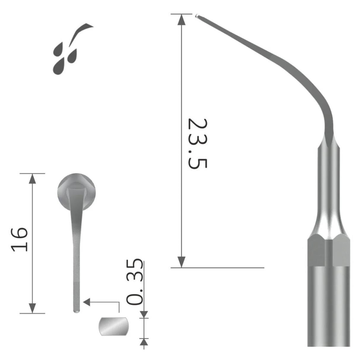 ASİDENTXPEDENTEPSXPEDENT KAVİTRON UCU SUPRAGİNGİVAL XPEDENT, EMS, ANTHOS, ART UYUMLU EPS