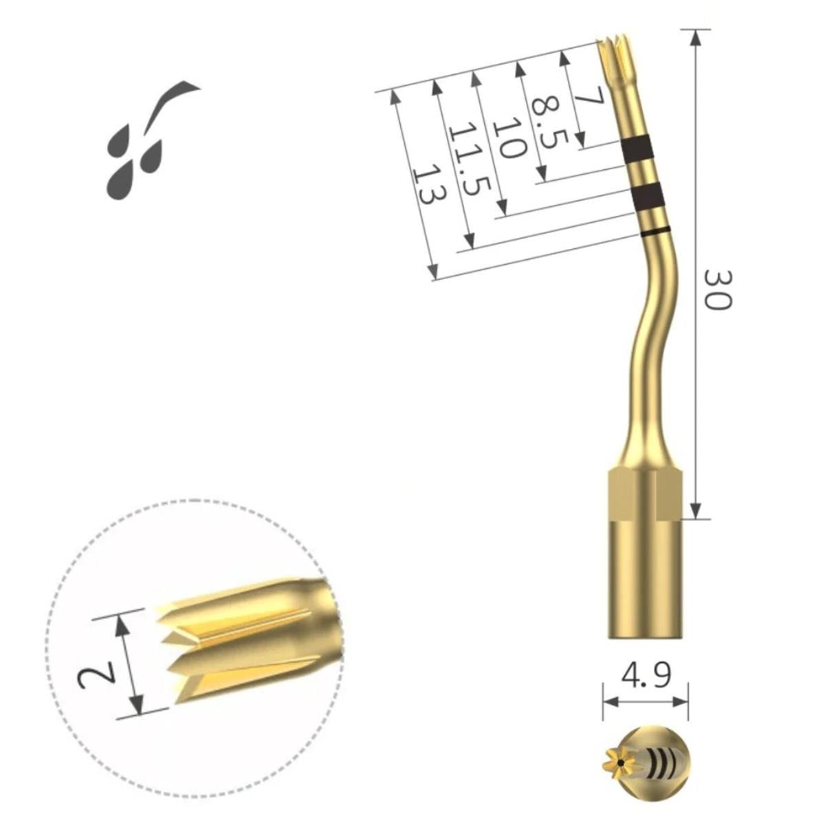 ASİDENTXPEDENTIM2AXPEDENT PİEZO SURGERY UCU MECTRON İÇİN IM2A