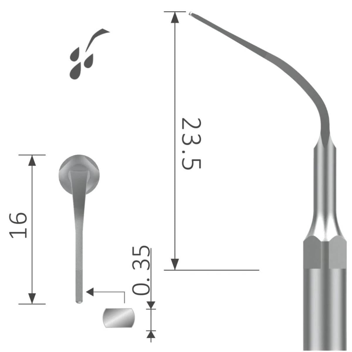 ASİDENTXPEDENTK203XPEDENT KAVİTRON UCU SUPRAGİNGİVAL KAVO, PiezoLED, PIEZIsoft UYUMLU K203