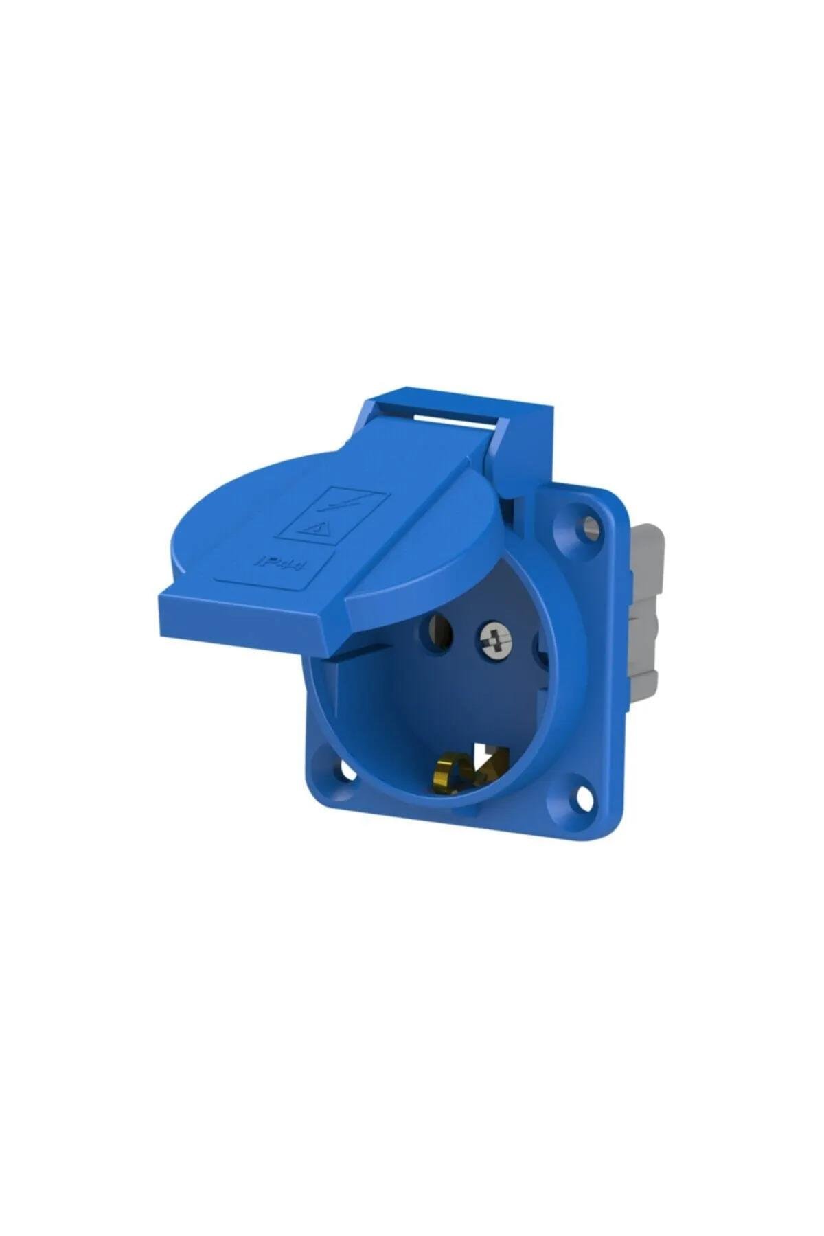 1x16 Amper Kapaklı Topraklı Pano Prizi 2001