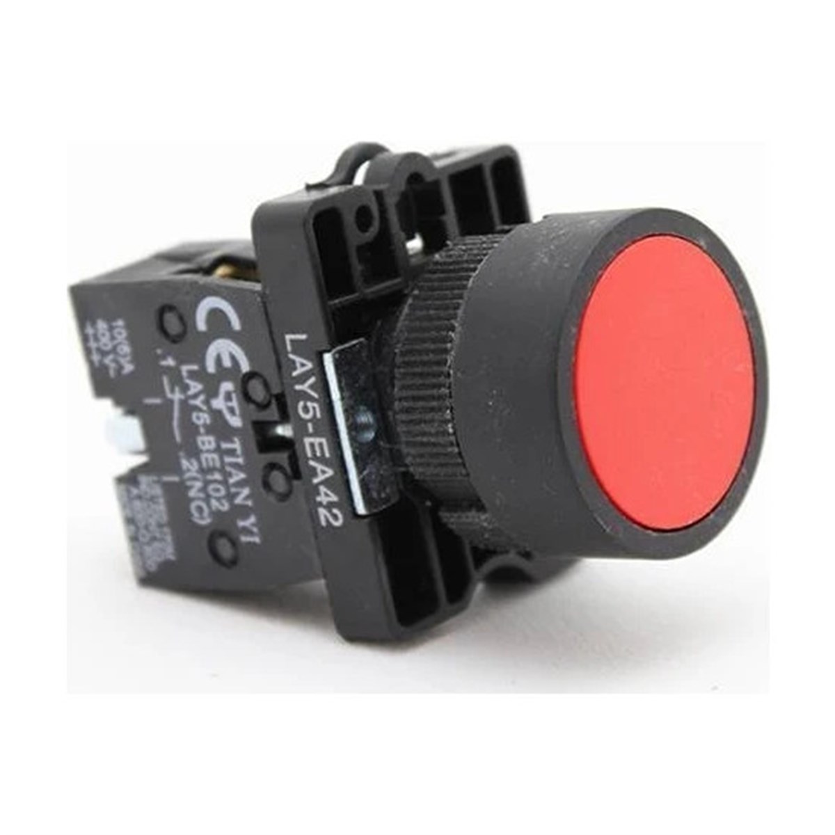 LAY5-EA42 Kırmızı Yaylı Buton