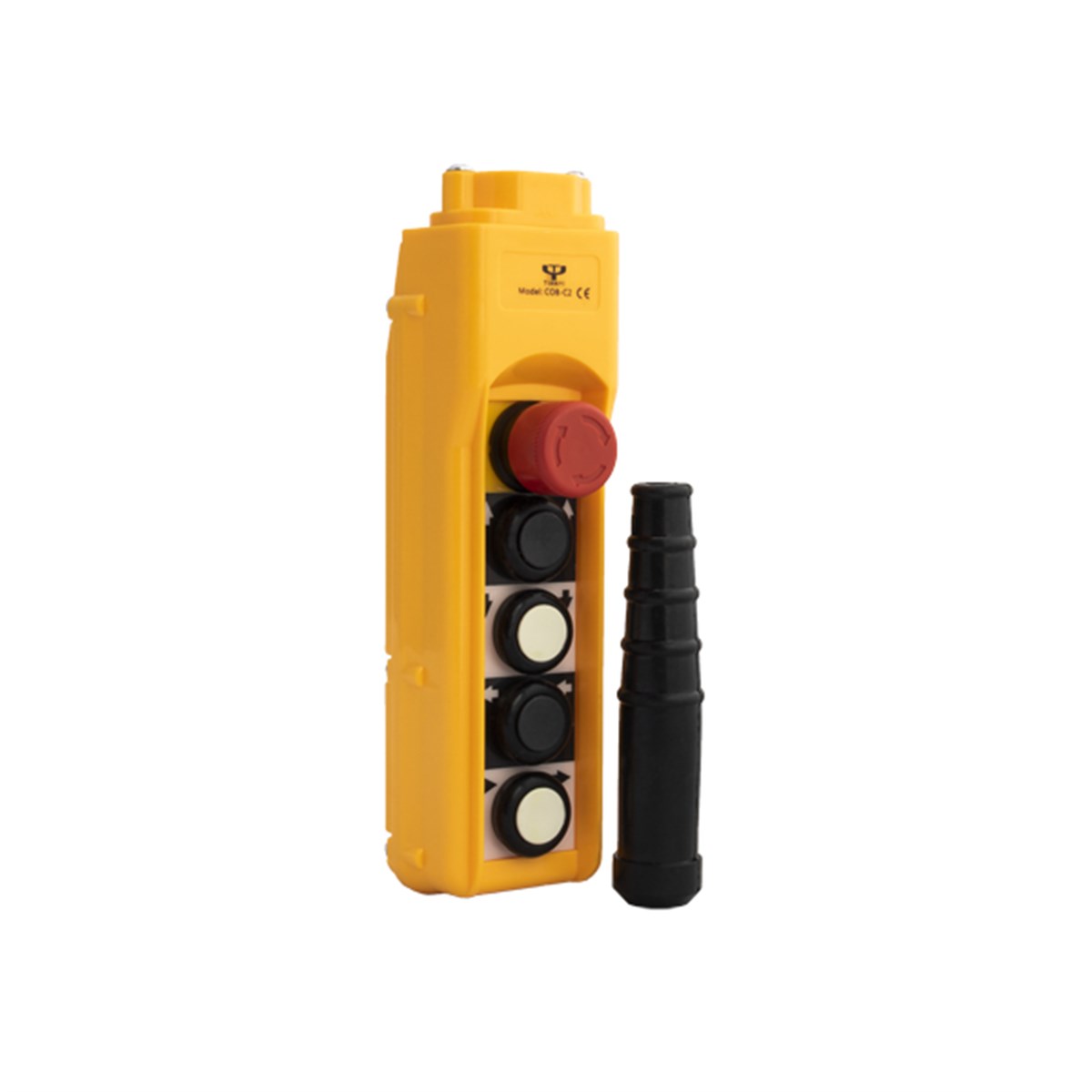 Tek Hızlı 4 Butonlu Acil Stoplu Vinç Kumandası Cobc2