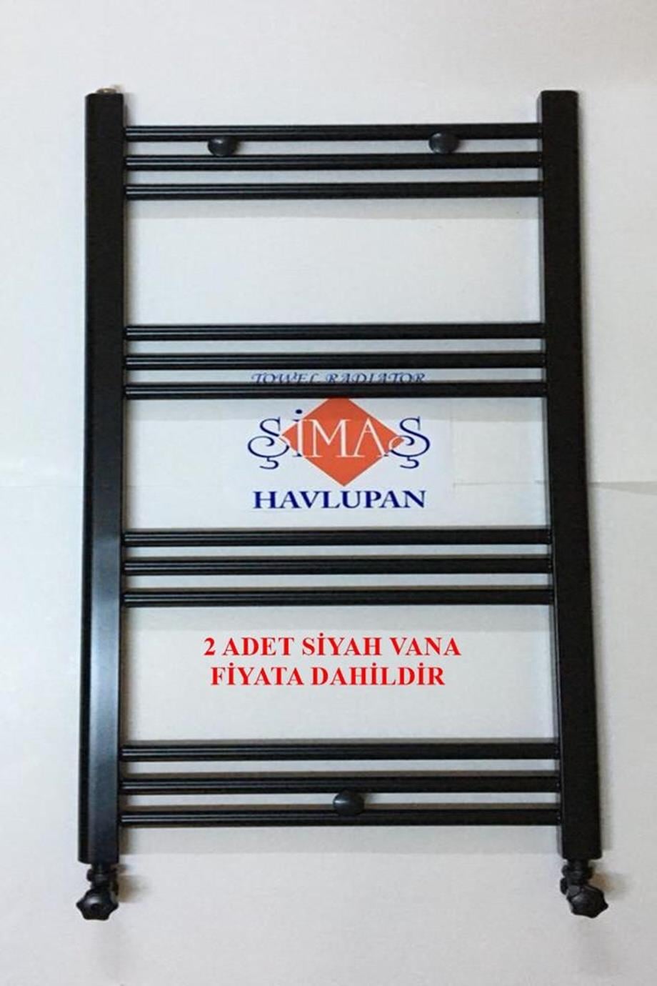 500x1000 Siyah Havlupan + 2 Adet Siyah Vanalı