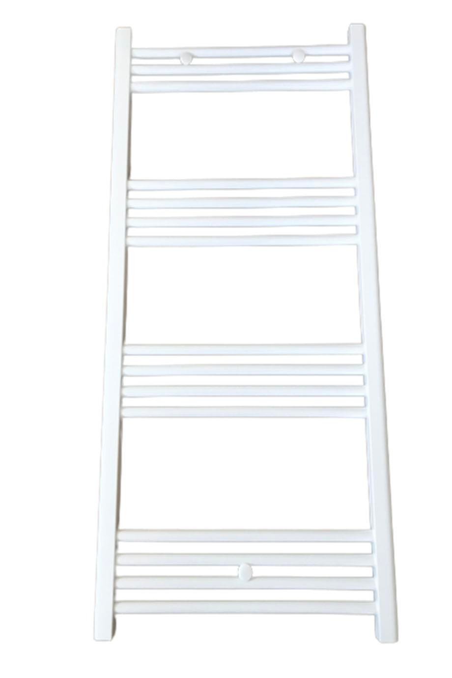 600x1100 White Towel Radiator