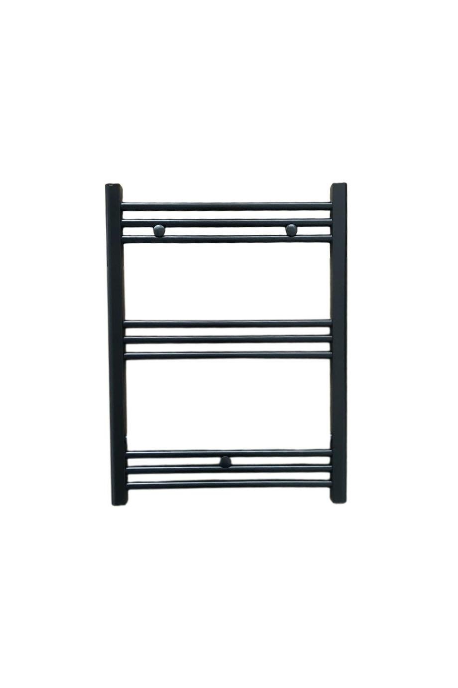 600x700 Black Towel Radiator