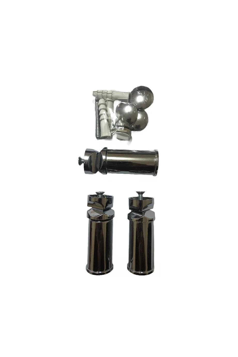 Towel Radiator Mounting Set Chrome