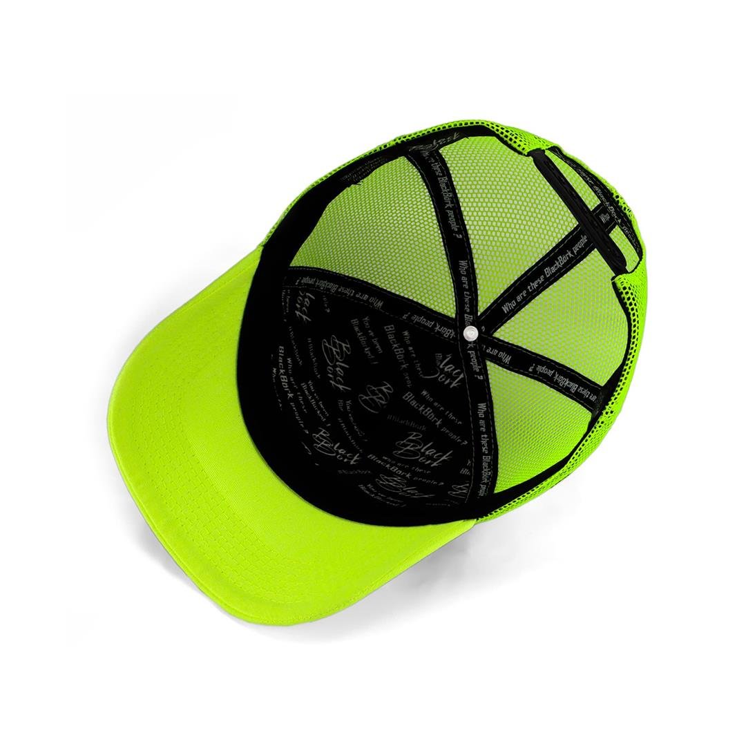 %100 Electric Scooter Neon Siperli Siyah Neon Trucker Şapka + Bench