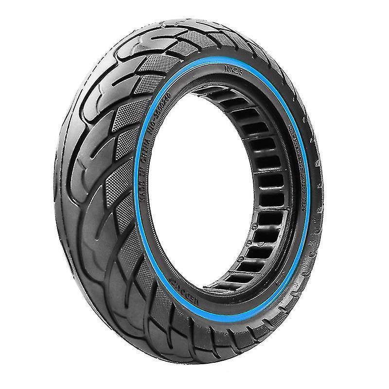 10x2.5 inç Dolgu Lastik Mavi Şeritli Scooter Lastiği