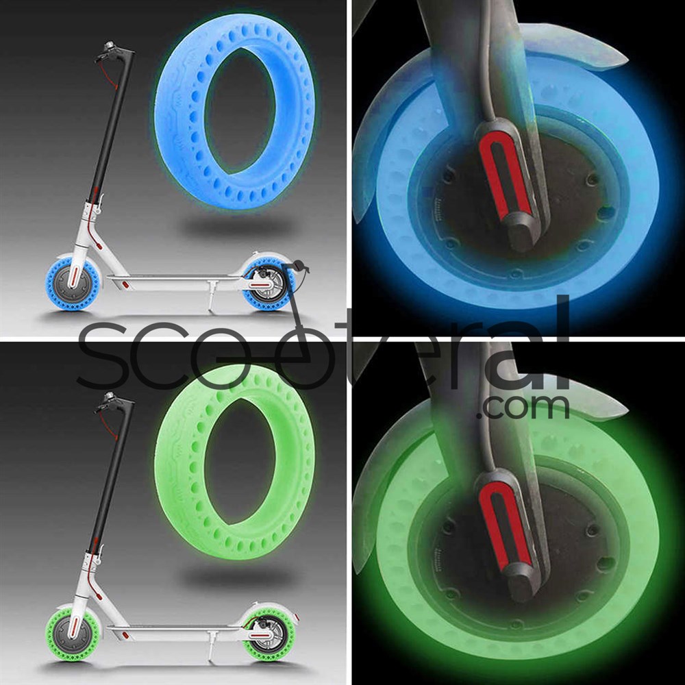 8.5 inç Elektrikli Scooter Fosforlu Patlamaz Petekli Dış Lastik Xiaomi M365 Uyumlu