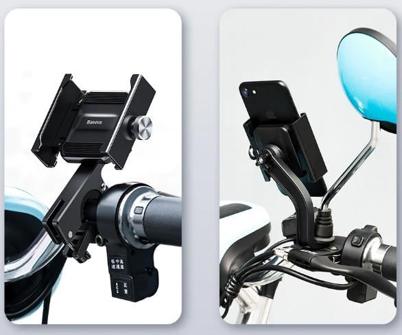 Baseus Scooter ve Bisiklet Gidon Telefon Tutucu