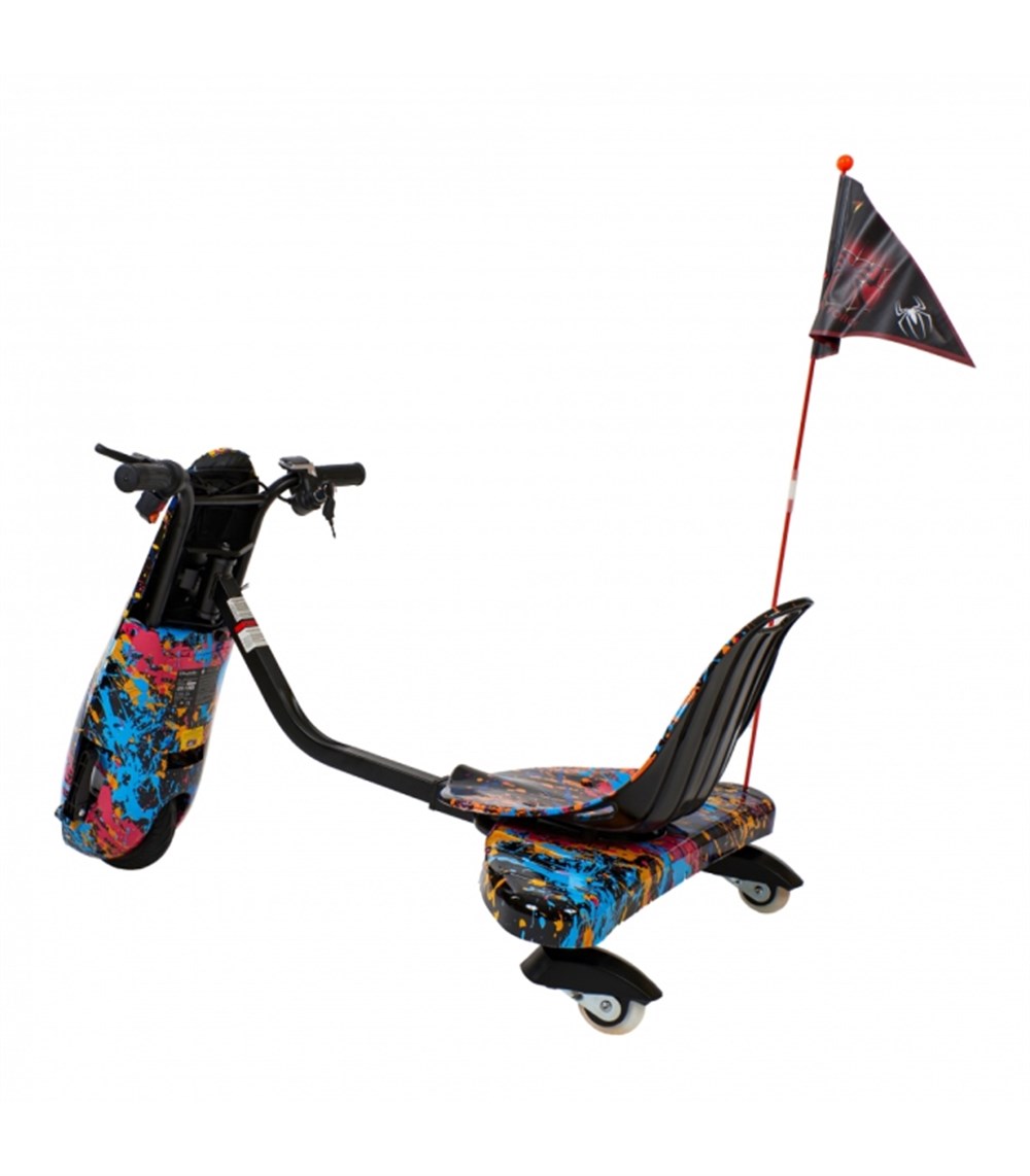 Citymate Drift Car Elektrikli Kaykay Hoverboard Grafity Desenli Gökkuşağı Kasa 05