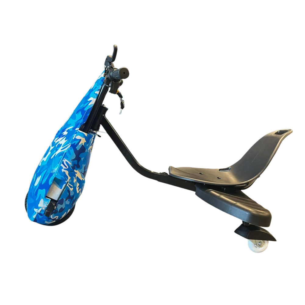 Citymate Drift Car Elektrikli Kaykay Hoverboard Mavi Kamuflaj Desenli Kasa 25