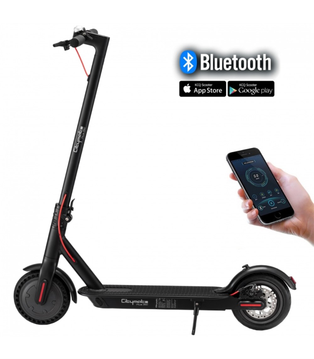 Citymate Plus 350 W Elektrikli Scooter – Siyah