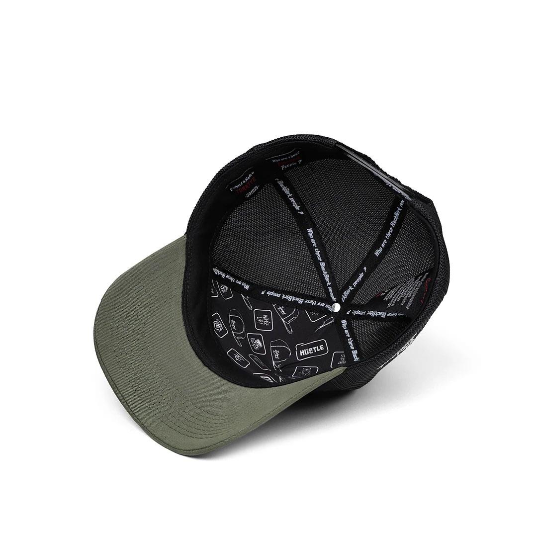 Dinazor Scooter Haki Siperli Siyah Trucker Şapka + Bench
