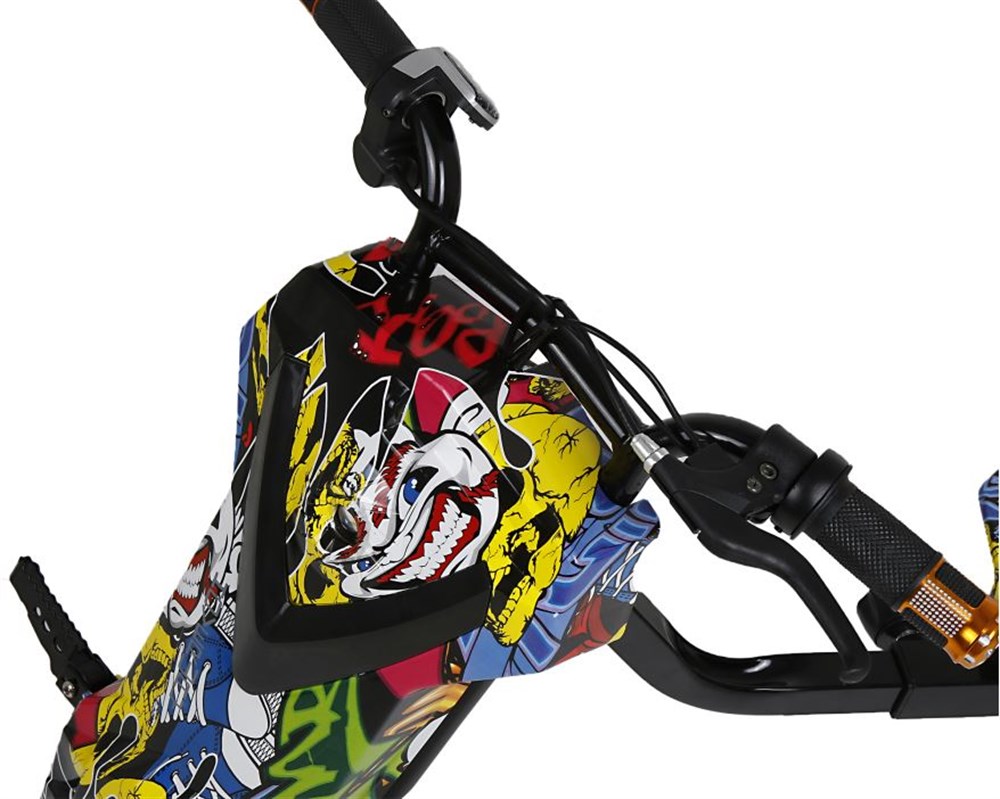 Howerway Drift Scooter Car - Grafiti Desenli Renkli Tasarım