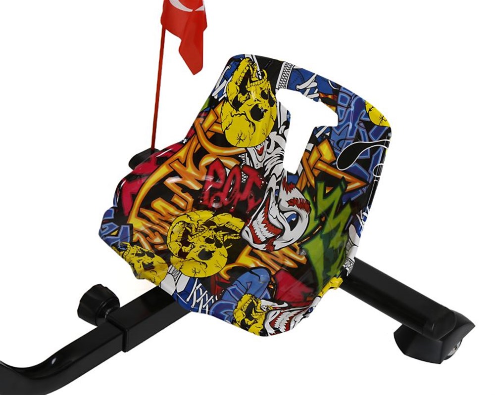 Howerway Drift Scooter Car - Grafiti Desenli Renkli Tasarım