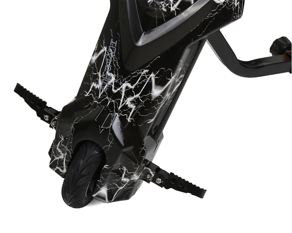 Howerway Drift Scooter Car - Siyah Beyaz Tasarım