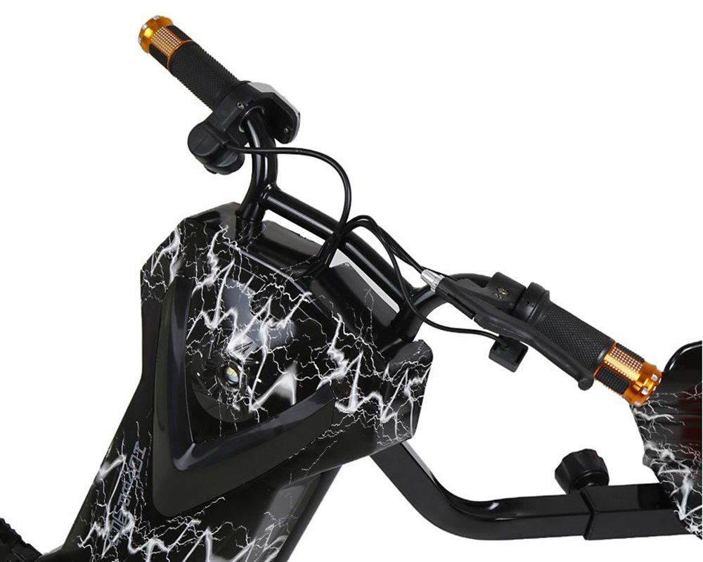 Howerway Drift Scooter Car - Siyah Beyaz Tasarım