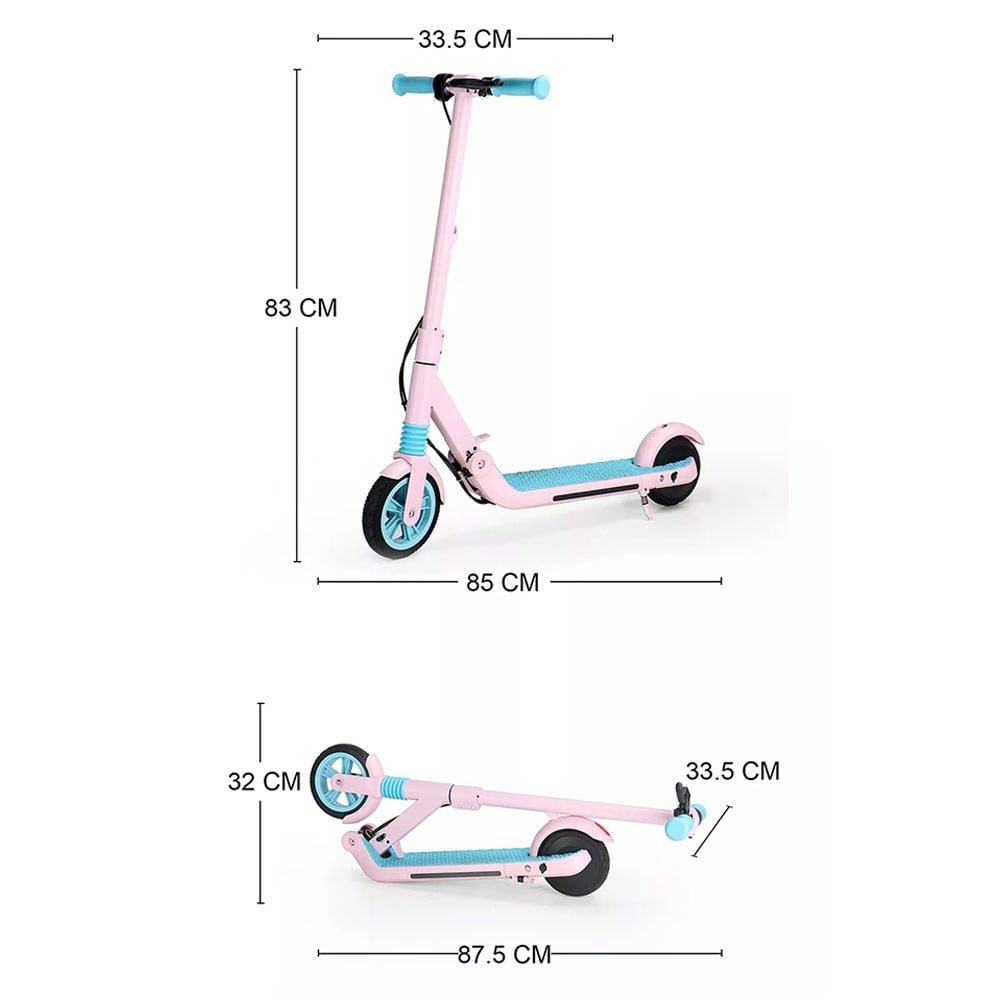 Lenazzo C1 Elektrikli Çocuk Scooterı - Pembe