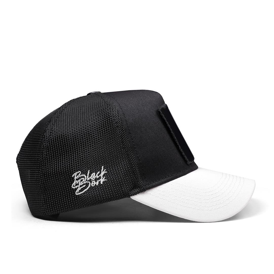 Minimotors Eagle Beyaz Siperli Siyah Trucker Şapka + Bench