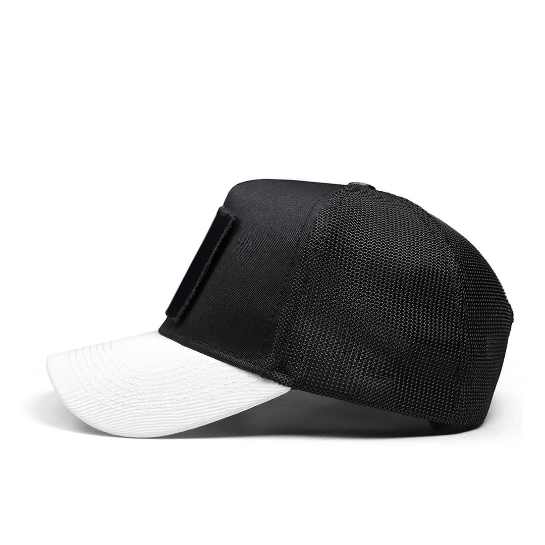 Minimotors Eagle Beyaz Siperli Siyah Trucker Şapka + Bench