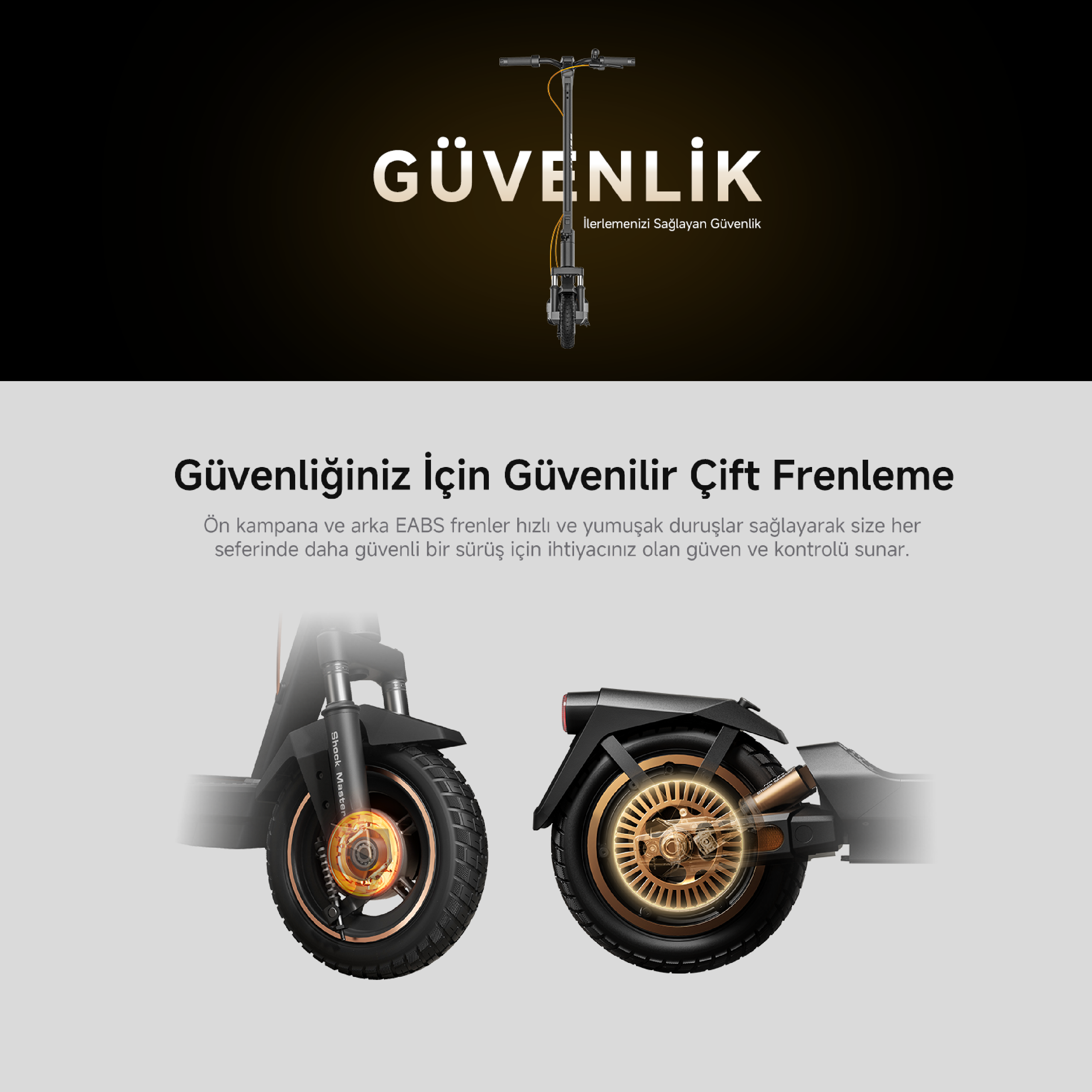 Navee GT3 Pro Elektrikli Scooter