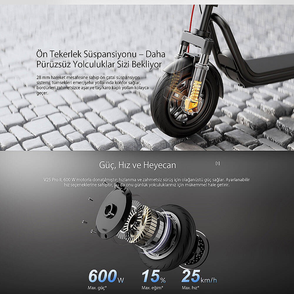 Navee V25i Pro 2 Elektrikli Scooter