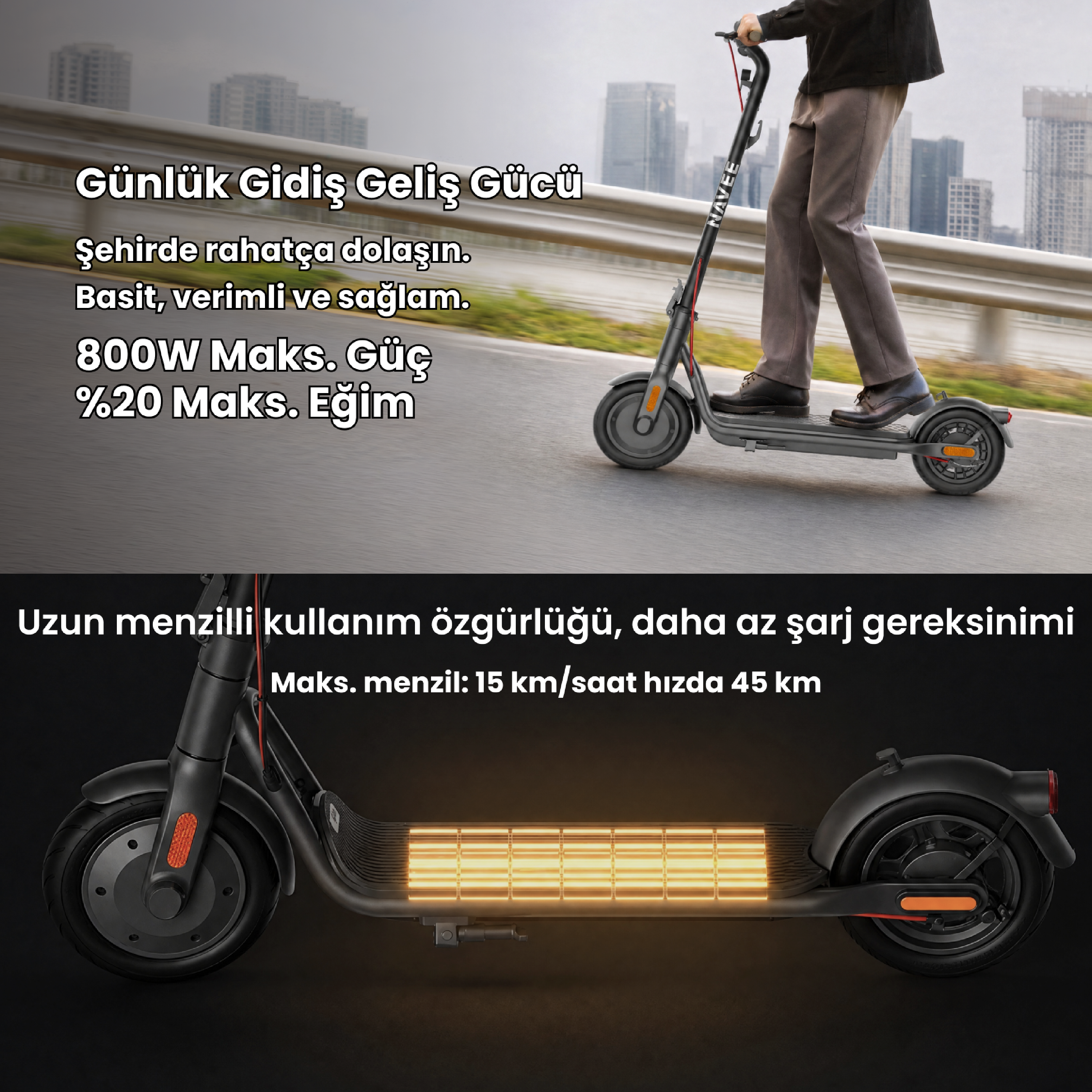 Navee V45i Elektrikli Scooter