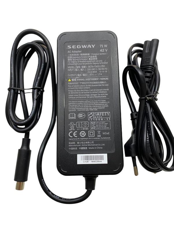 Orjinal Segway Ninebot Şarj Adaptörü (ES2 ES4 E22 G30LP T15 F30 F40 F2 D28 D38)
