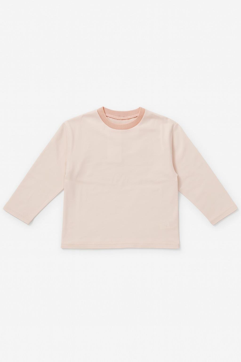 Kız Çocuk %100 Pamuklu Basic Uzun kollu Tişört - Pembe (3-4 Yaş 8-9 Yaş)