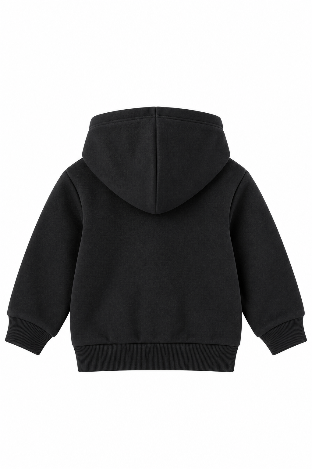 LUESS Çocuk Kapüşonlu Fermuarlı Sweatshirt Siyah