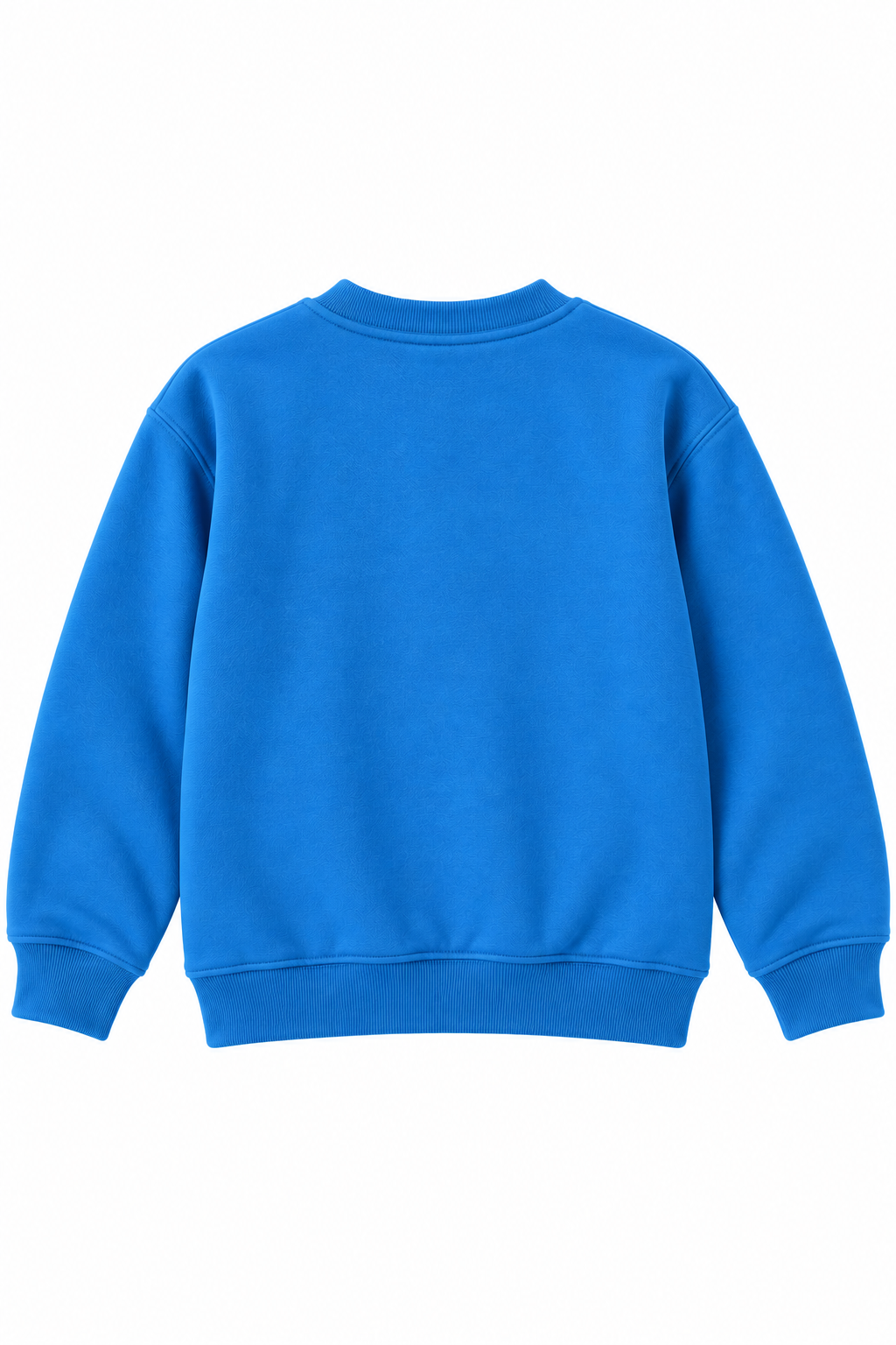 LUESS Erkek Çocuk Mavi Renkli Yazı Baskılı Sweatshirt