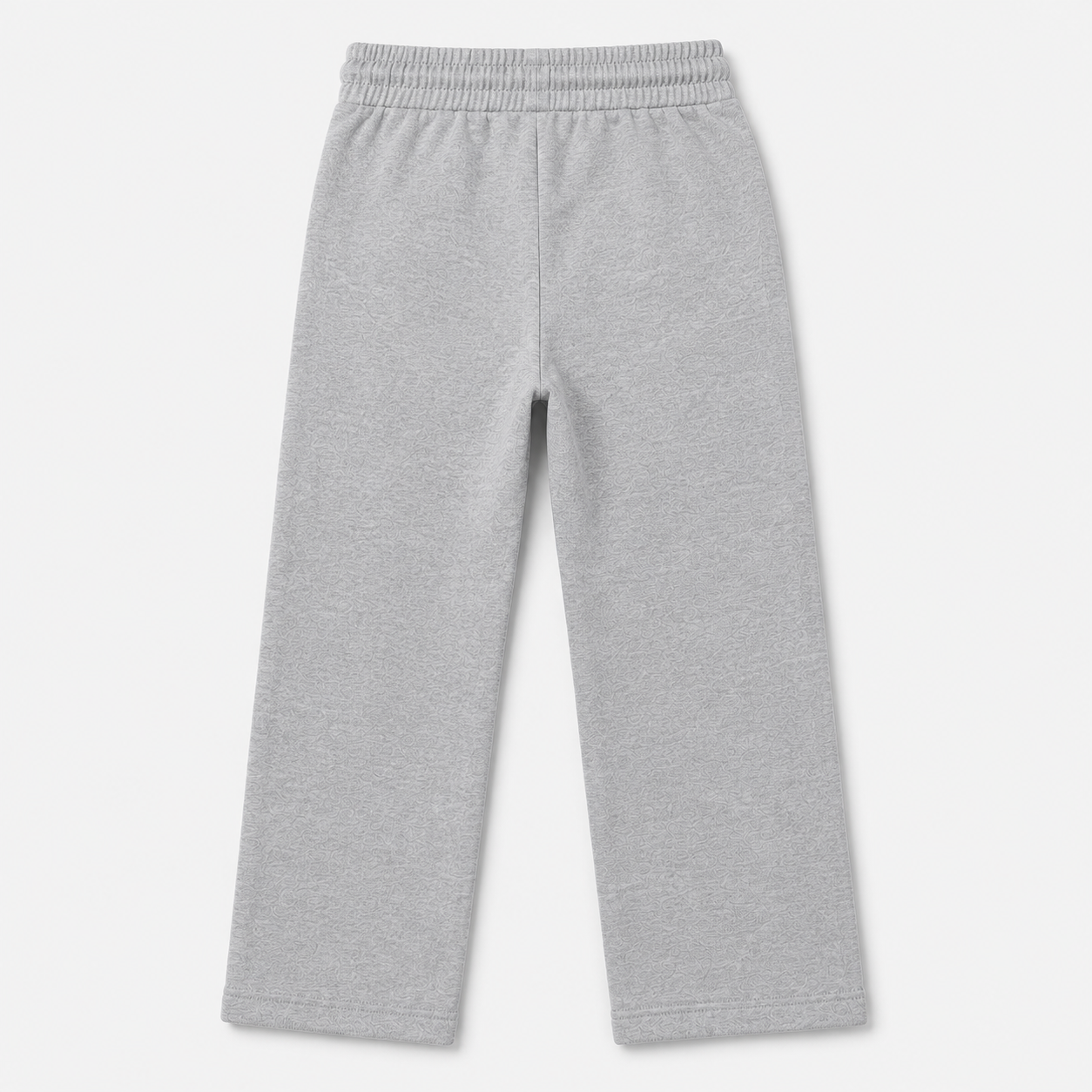 LUESS Unisex Çocuk Gri Melanj Az Şardonlu Okul Eşofman Alt