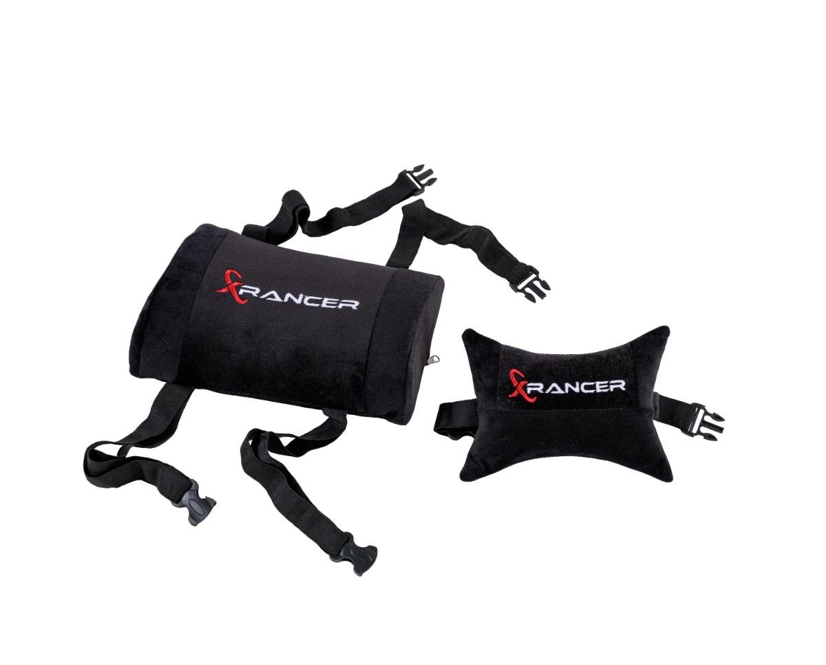 XRANCER SİYAH KUMAŞ BEL DESTEĞİ VE BOYUN YASTIĞI