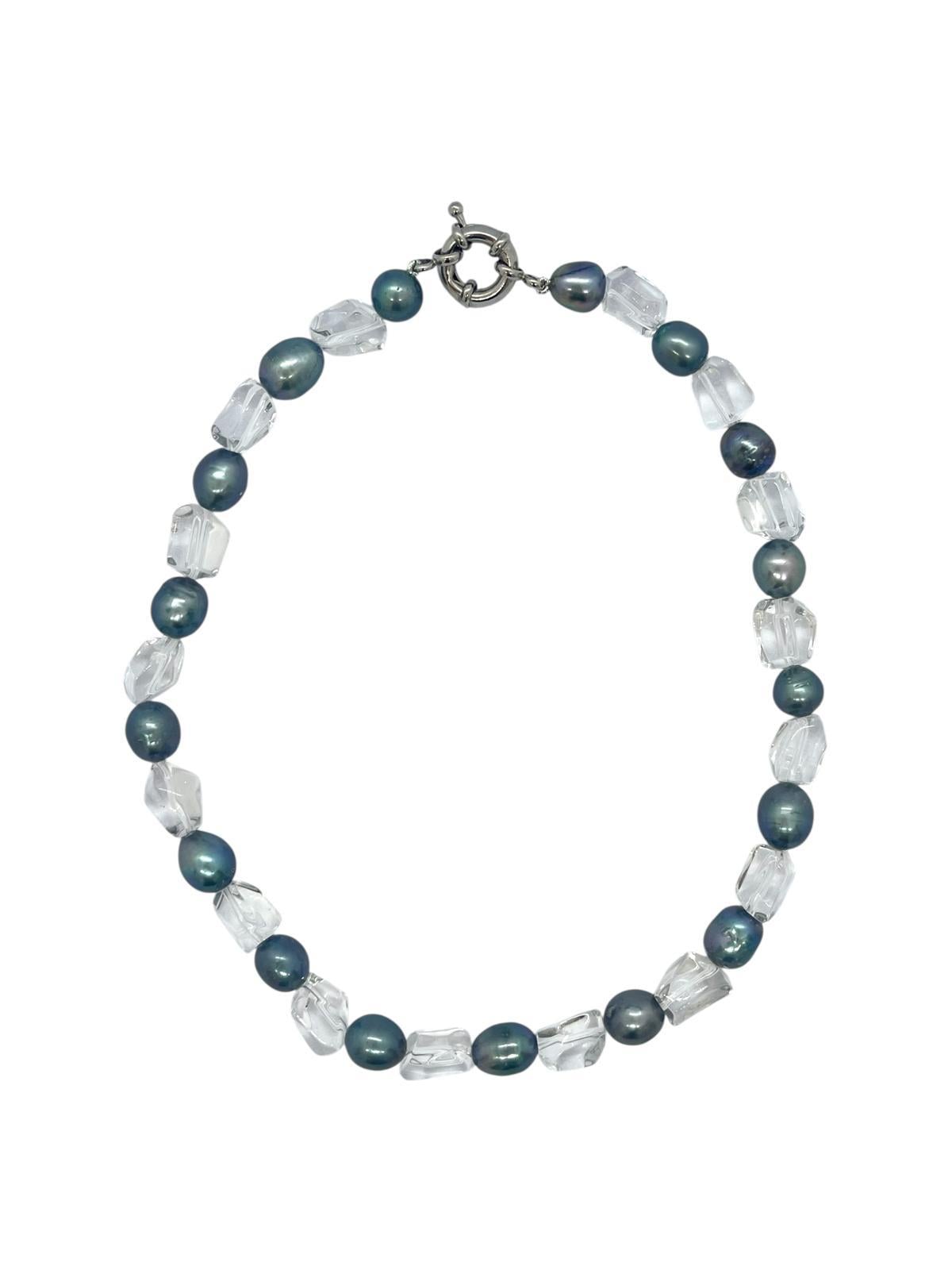 Kristal İnci Necklace
