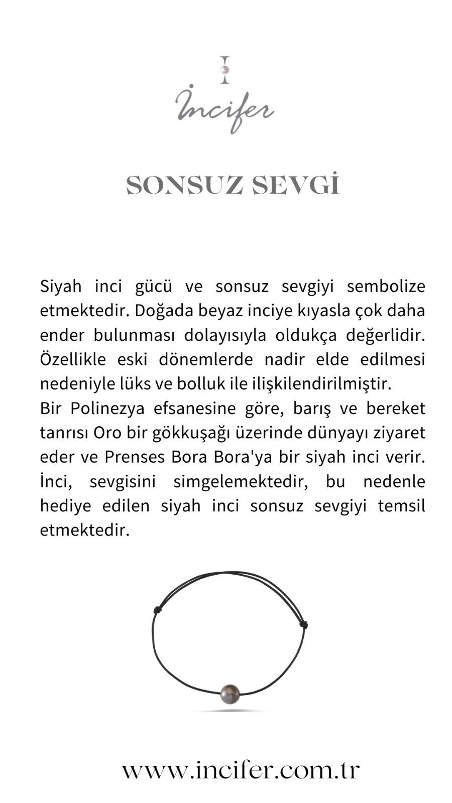 Siyah Şans İp Bileklik