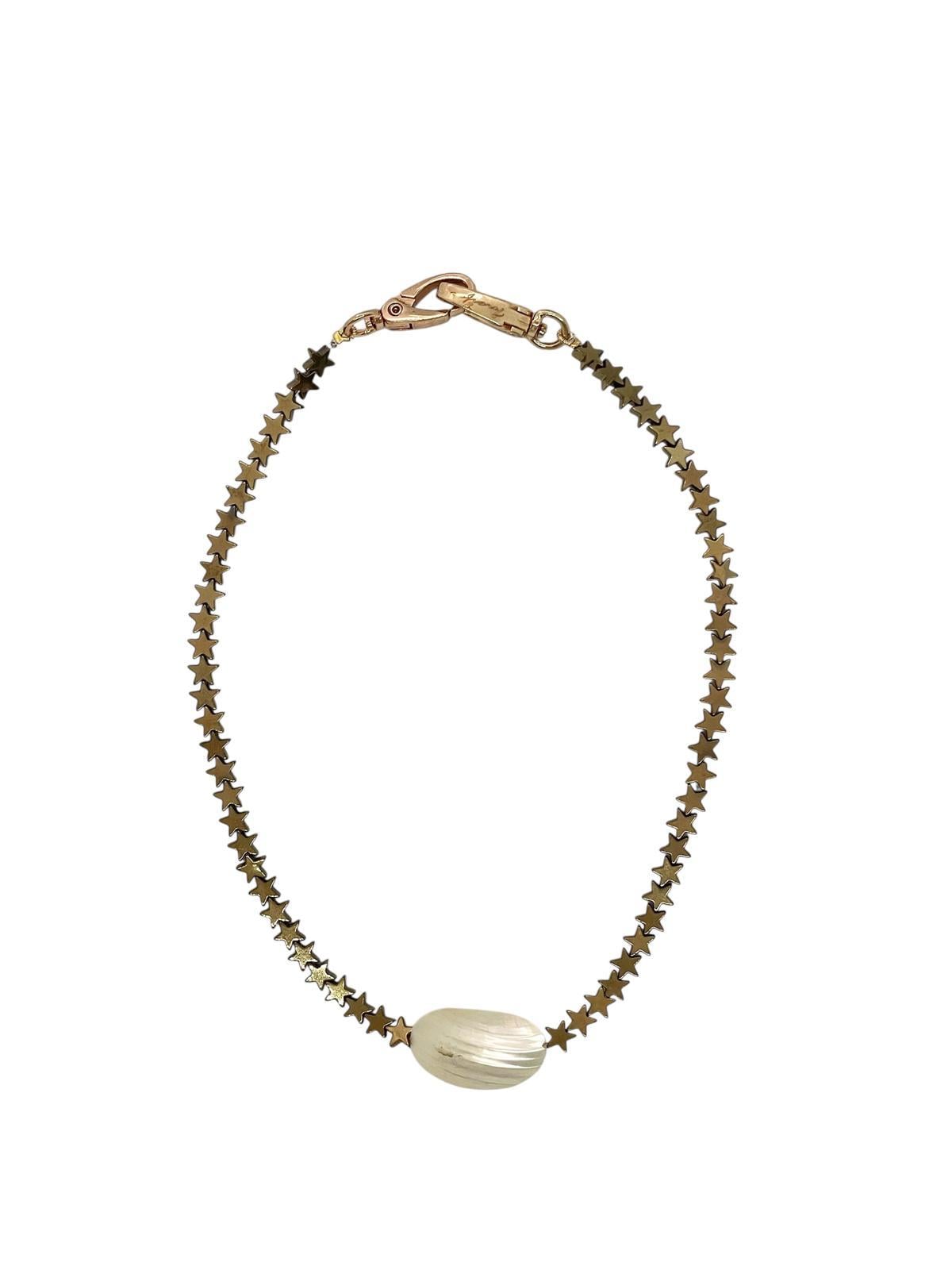 Yıldız Hematit Kolye