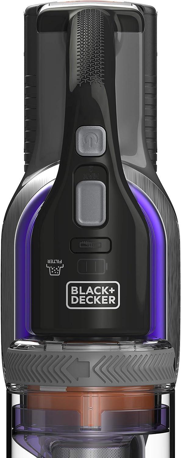 Black+Decker BHFEV362DP 36V Kablosuz Dikey Süpürge Pet Başlıklı, Mor (Teşhir & Outlet)