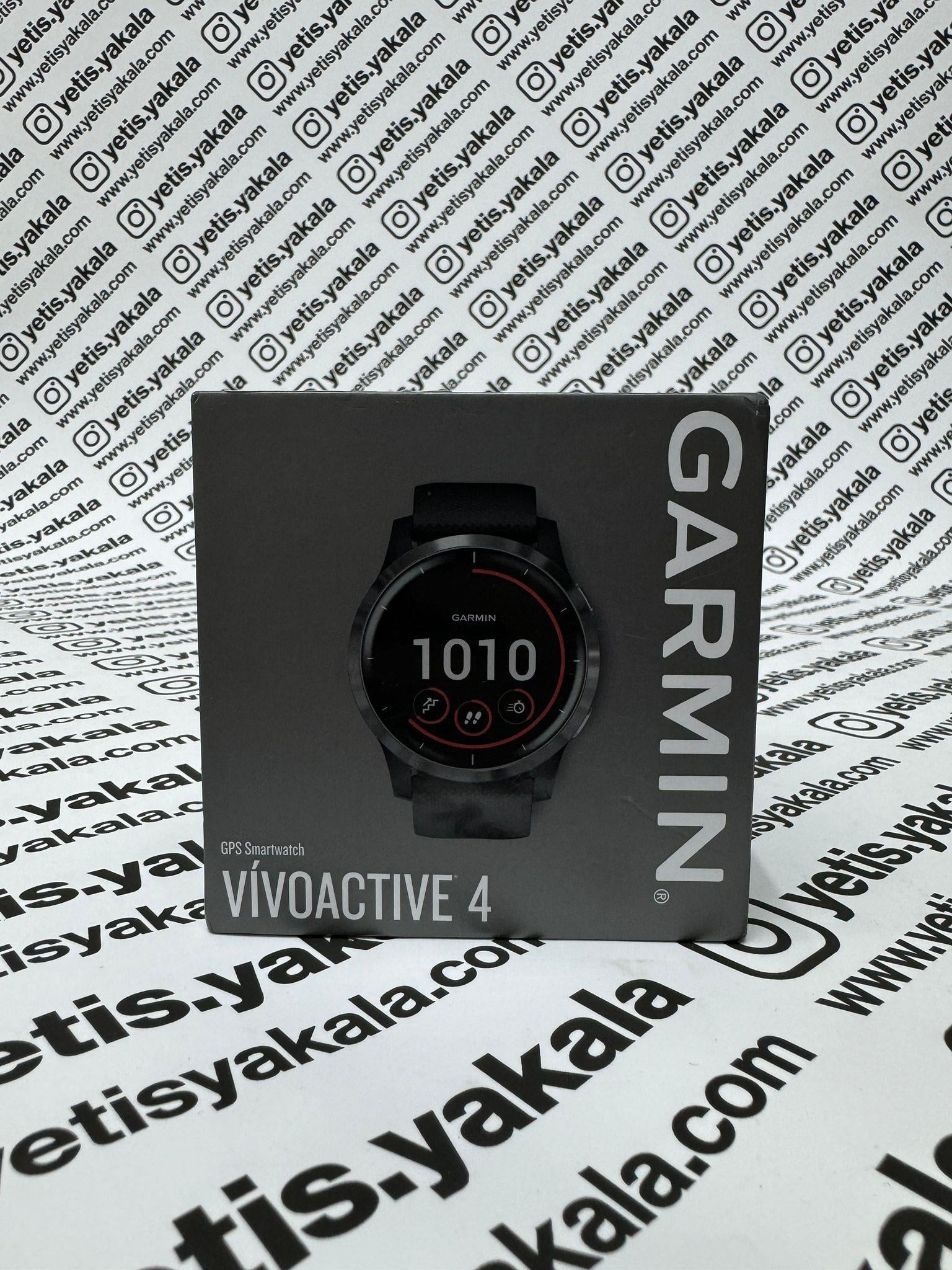 Garmin 010-02174-14 Vivoactive 4 Siyah Unisex Siyah (Teşhir & Outlet)