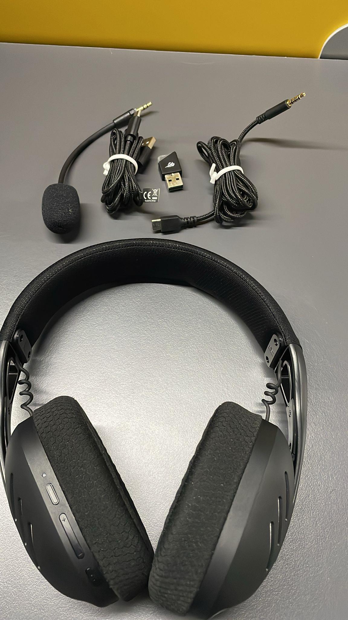 Havit Gamenote Fuxi-H3 Gaming Oyuncu Mikrofonlu Kulaklığı 7.1 - 4 Modlu (BT, 2.4Ghz, Type-C, 3.5mm) Siyah (Teşhir&Outlet)
