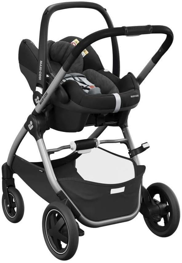 Maxi-Cosi Adorra  Çift Yönlü Seyahat Sistem Bebek Arabası, Essential Black