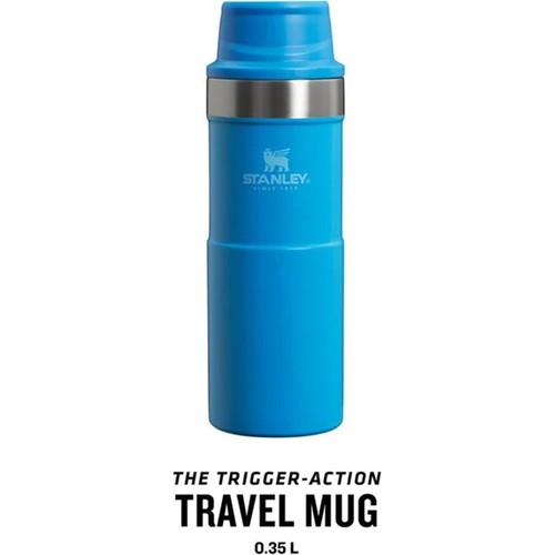 Stanley Klasik Trigger-Action Termos Bardak, Azure, 0.35 Lt