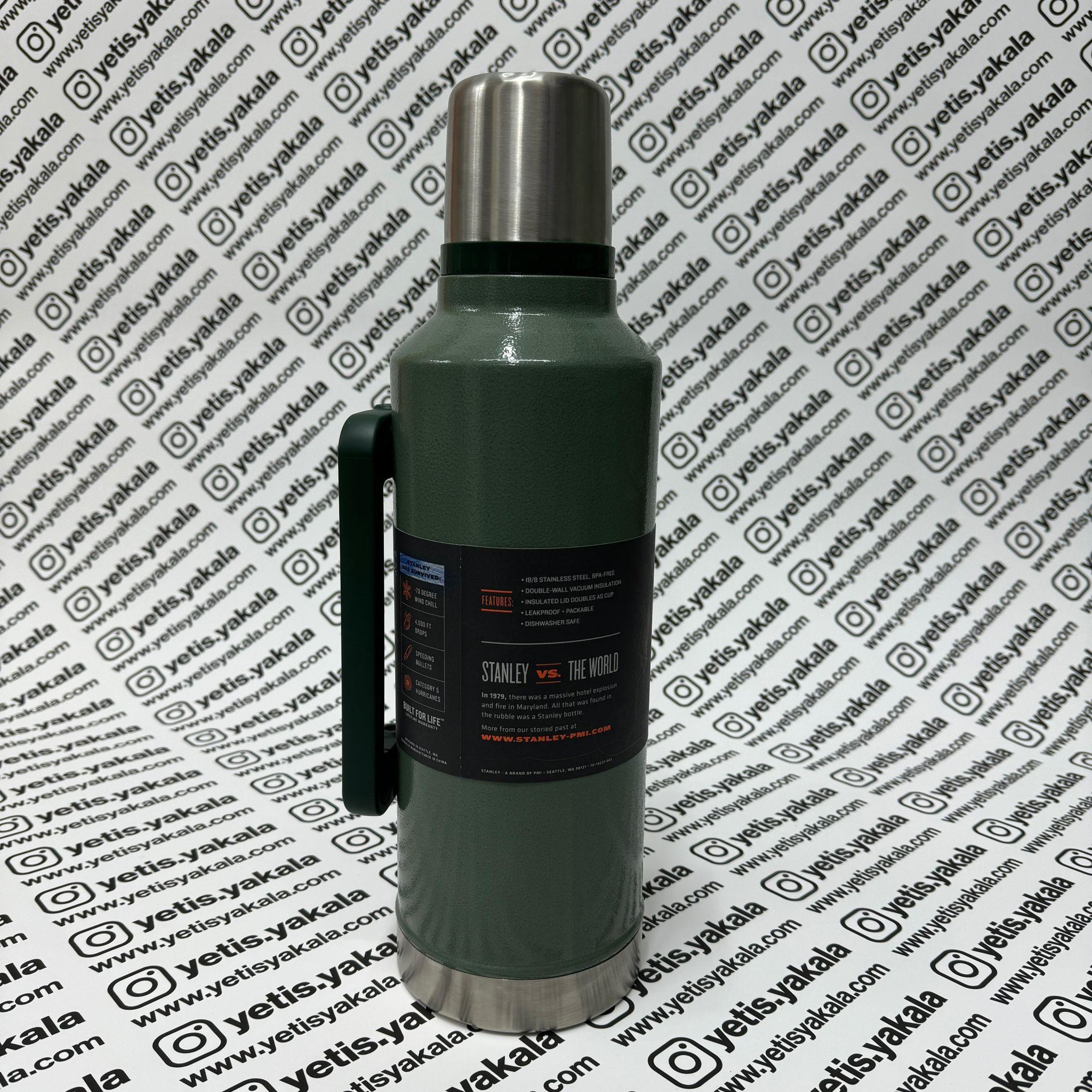 Stanley Yetişkin Klasik Vakumlu Çelik Termos 2.3 Lt Yeşil (Teşhir & Outlet)